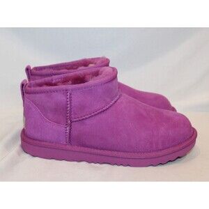 NIB UGG Classic Ultra Mini Suede Women Ankle Boots YOUTH 5 6 WOMEN'S 7 8 MGS